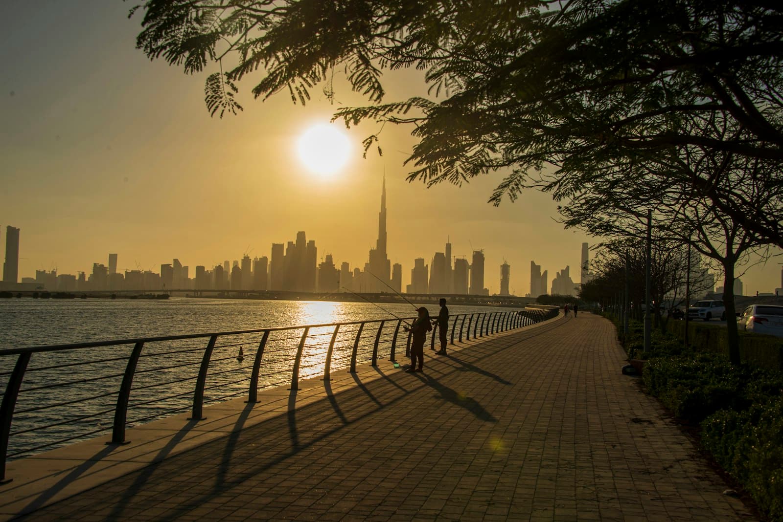 Group of students at a cafe in a Dubai shopping and residential district popular with students